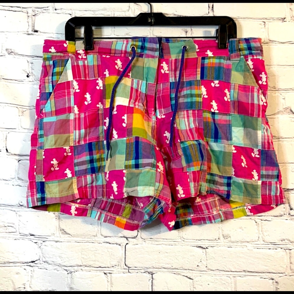 Disney Parks Mickey Mouse Patchwork Shorts